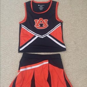Girls Auburn cheerleader outfit